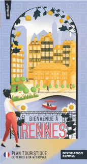 Le plan touristique de Rennes et sa métropole